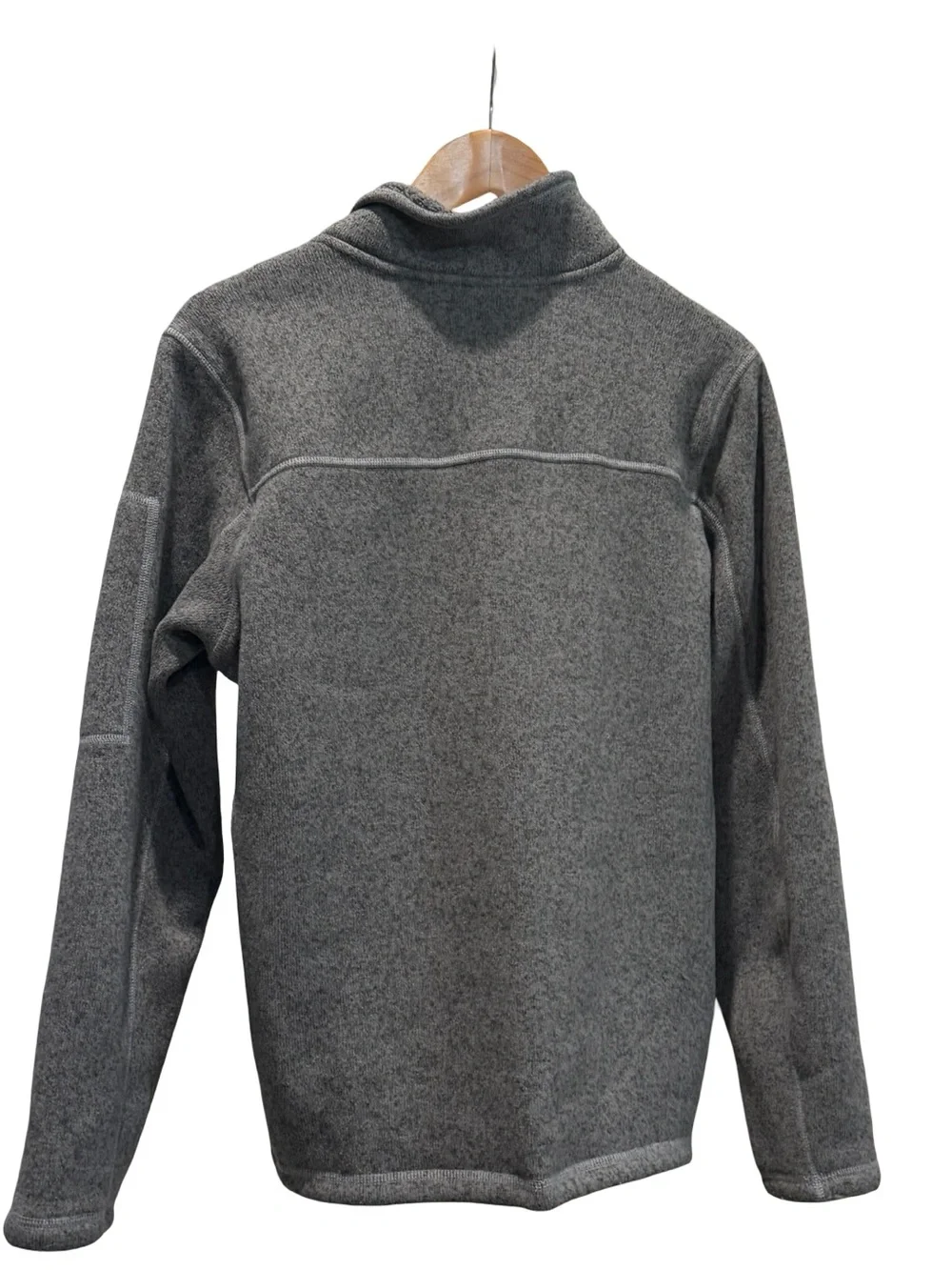 The North Face | Men’s Gray Quarter-Zip Fleece Pullover | S